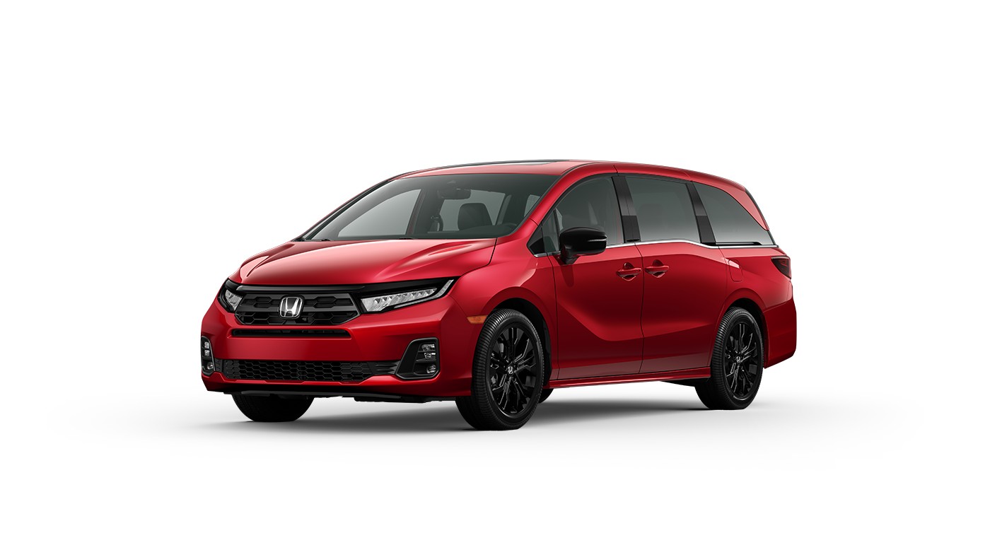 Red 2026 Honda Odyssey Sport-L minivan