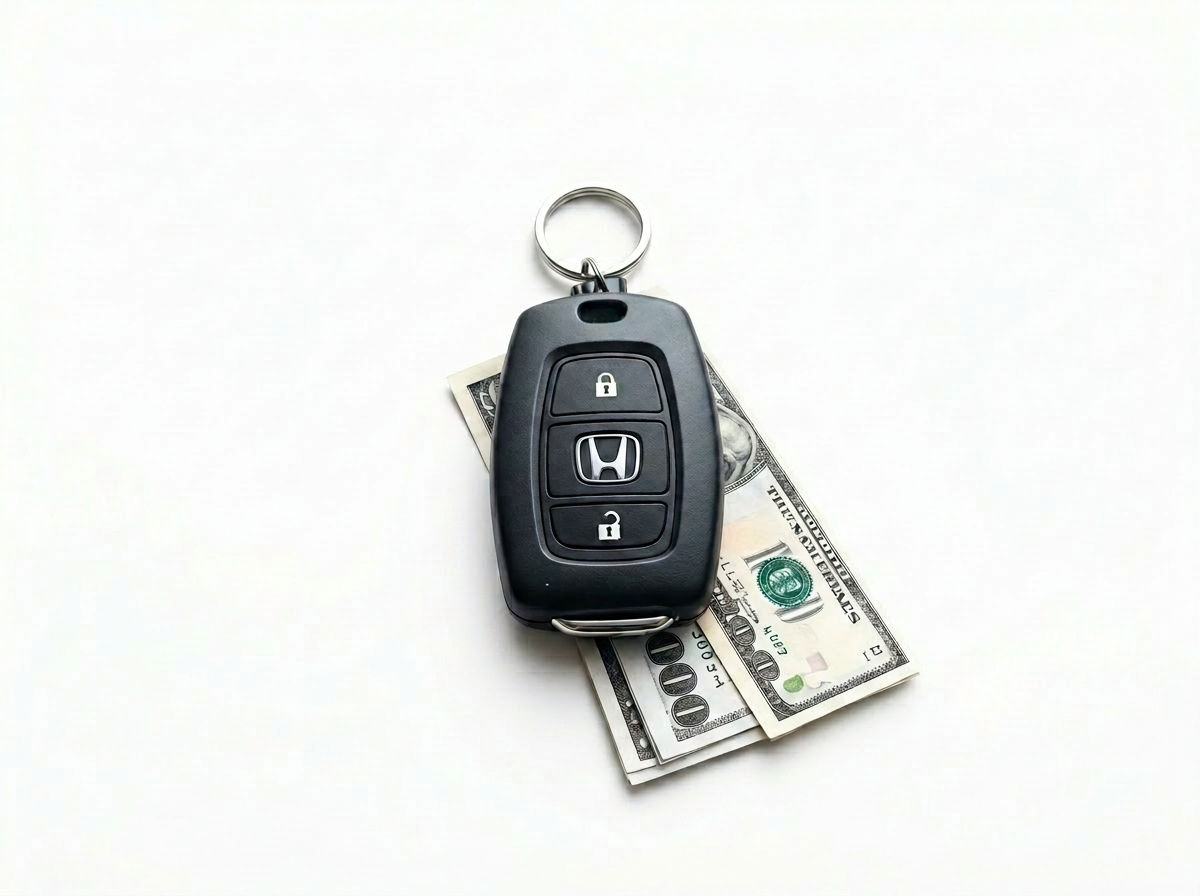 Honda key being handed over — loyalty and conquest offer